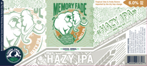 Casual Animal Brewing Co Memory Fade Hazy IPA