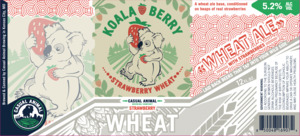 Casual Animal Brewing Co Koala Berry Strawberry Wheat