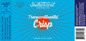 Southern Grist Brewing Co Transcontinental Crisp