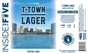 Inside The Five Brewing T-town Lager March 2023