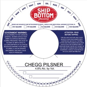 Ship Bottom Brewery Chegg Pilsner March 2023
