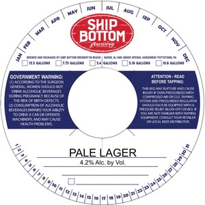 Ship Bottom Brewery Pale Lager March 2023
