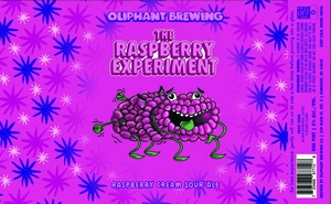 Oliphant Brewing The Raspberry Experiment March 2023