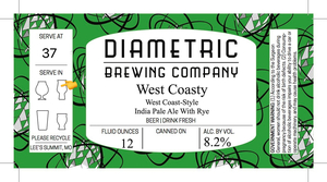 Diametric Brewing Co West Coasty March 2023