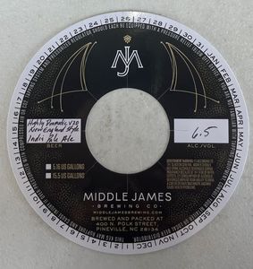 Middle James Brewing Co Highly Dramatic V. 20 March 2023