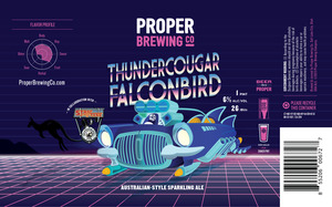Proper Brewing Co Thundercougar Falconbird March 2023