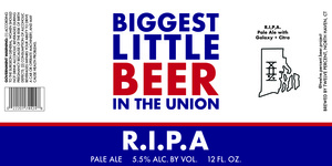 Twelve Percent Biggest Little Beer In The Union R.i.p.a. March 2023