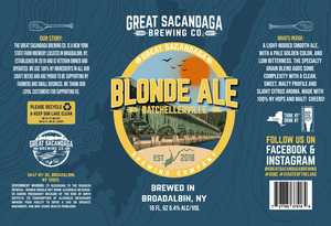Great Sacandaga Brewing Co. Blonde Ale