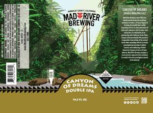 Mad River Brewing Canyon Of Dreams Double IPA March 2023