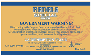 Bedele Special Beer 