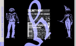 Hobbs Brewing Co Salinity Now! Blueberry March 2023