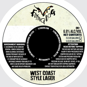 Flying Dog Brewery West Coast Style Lager
