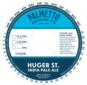 Palmetto Brewing Co Huger St.