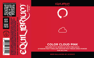 Equilibrium Brewery Color Cloud Pink March 2023
