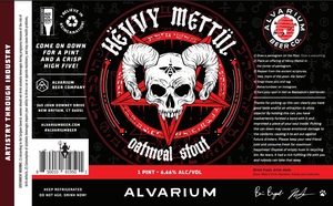 Alvarium Beer Co Heavy Mettul March 2023