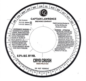 Captain Lawrence Brewing Company Cryo Crush March 2023