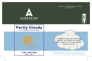 Acrospire Brewing Partly Cloudy March 2023