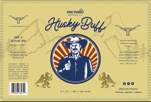 One Family Brewing Husky Buff March 2023