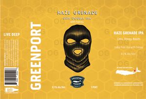 Greenport Harbor Brewing Co. Haze Grenade Ddh Double IPA March 2023