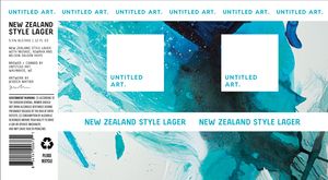 Untitled Art. New Zealand Style Lager March 2023