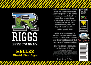 Riggs Beer Company Helles March 2023