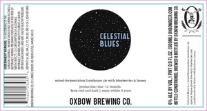Oxbow Brewing Co. Celestial Blues March 2023