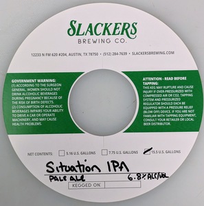 Slackers Brewing Co. Situation IPA