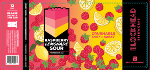 Blockhead Beerworks Raspberry Lemonade Sour March 2023