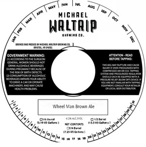 Michael Waltrip Brewing Co. Wheel Man Brown Ale March 2023