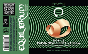 Equilibrium Brewery Mobius Papua New Guinea Vanilla March 2023