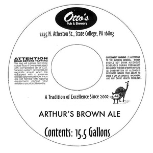 Otto's Pub And Brewery Arthur's Brown Ale