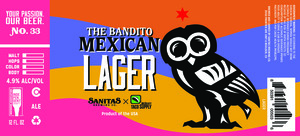 Sanitas Brewing Co. The Bandito Mexican Lager April 2023