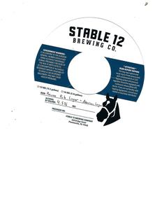 Stable 12 Brewing Company Pocono Pub Lager March 2023
