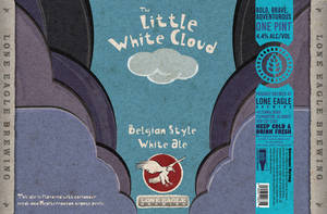 Lone Eagle Brewing Little White Cloud Belgian Style White Ale April 2023