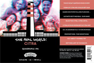 Blackstack Brewing The Real World: Citra March 2023