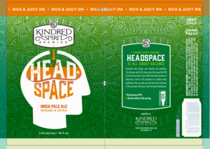 Kindred Spirit Brewing Headspace India Pale Ale April 2023