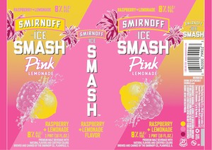 Smirnoff Ice Smash Pink Lemonade April 2023