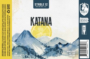 Stable 12 Brewing Company Katana April 2023