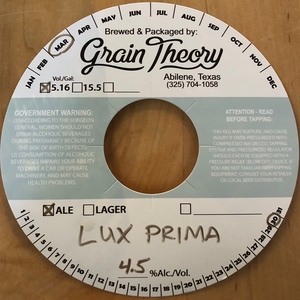 Grain Theory Lux Prima