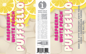 Imprint Beer Co. Raspberry White Peach Puffcello April 2023