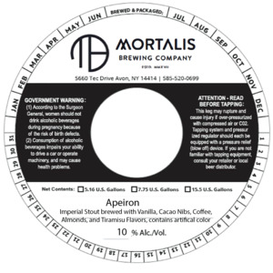 Mortalis Brewing Company Apeiron