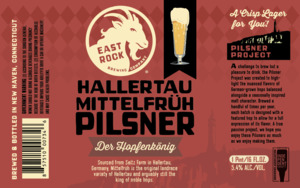 East Rock Brewing Company Hallertau MittelfrÜh April 2023