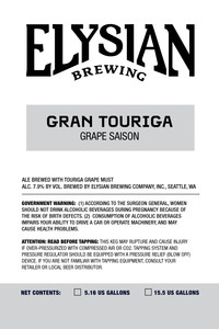 Elysian Brewing Company Gran Touriga