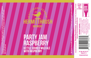 Hermit Thrush Brewery Party Jam Raspberry
