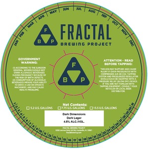 Fractal Brewing Project Dark Dimensions April 2023