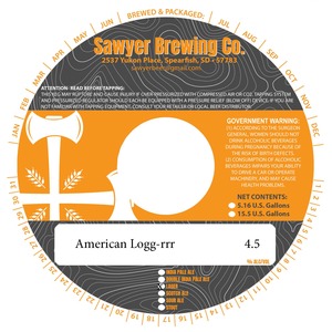 Sawyer Brewing Co American Logg-rrr April 2023