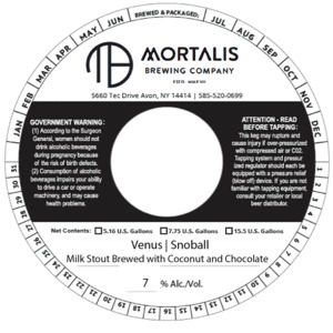 Mortalis Brewing Company Venus | Snowball