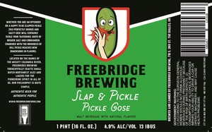 Freebridge Brewing Slap & Pickle Pickle Gose May 2023