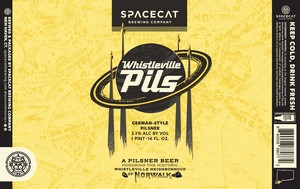 Spacecat Brewing Company Whistleville Pils April 2023