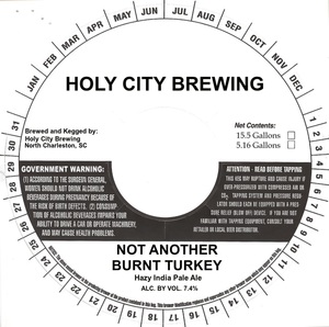 Holy City Brewing Not Another Burnt Turkey April 2023